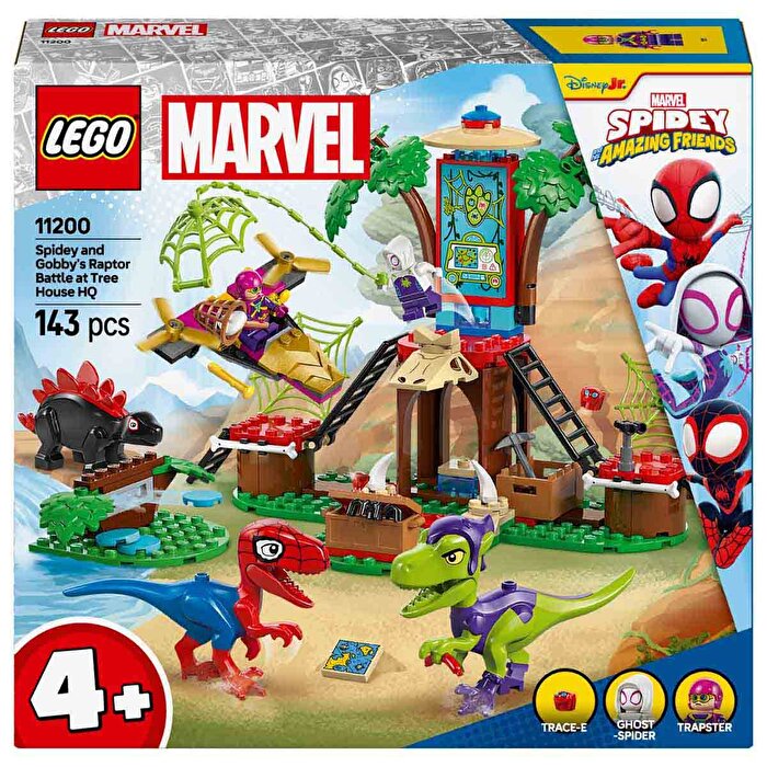 LEGO Marvel Ağaç Ev Karargahında Spidey ve Gobby'nin Raptor Savaşı 11200
