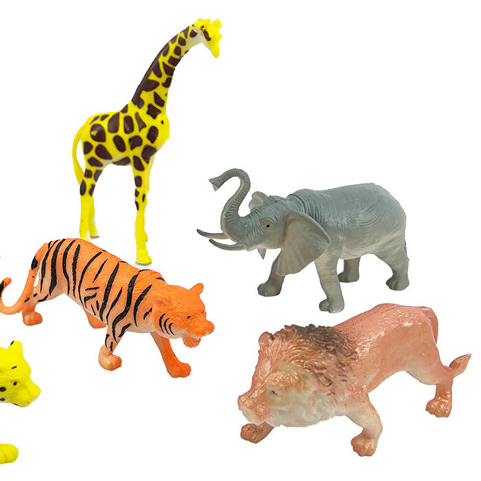 Poşette 6'lı Vahşi Hayvan Seti