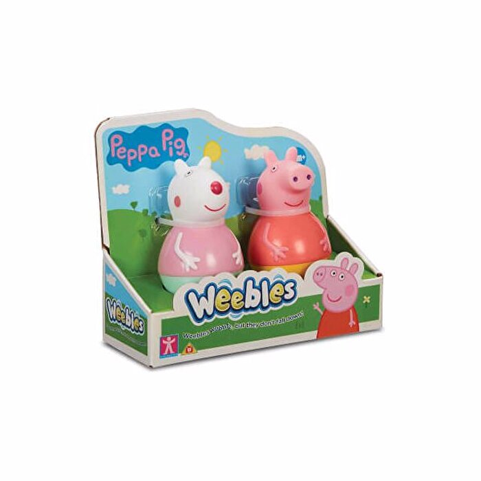 Weebles Peppa Pig 2li Paket - 7666 Peppa Pig ve Suzzy Sheep