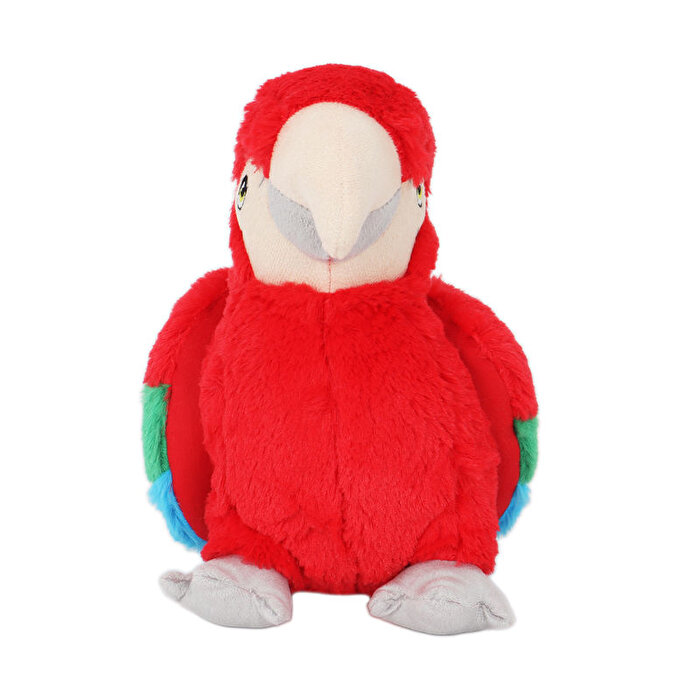 Peluş Papağan Kırmızı 35 Cm