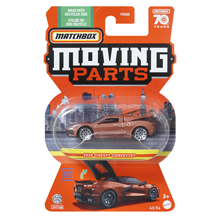 Matchbox 1:64 Arabalar 2020 Chevy Corvette HLG28