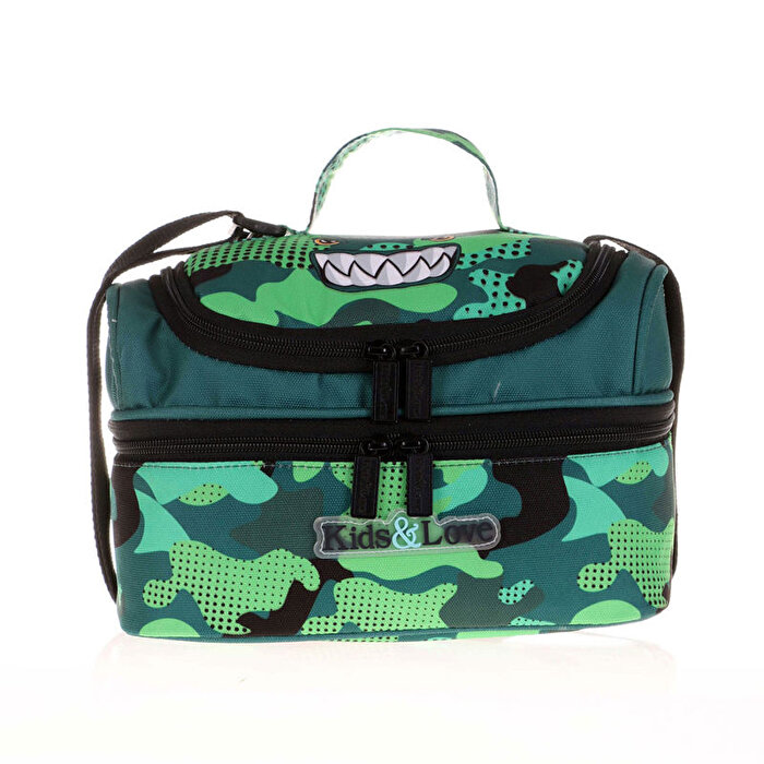 Kaukko Kids&Love Square Dınosaur Beslenme Çantası