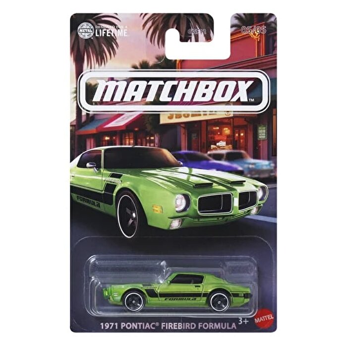 Matchbox Temalı Arabalar 1971 Pontiac Firebird Formula JCG66