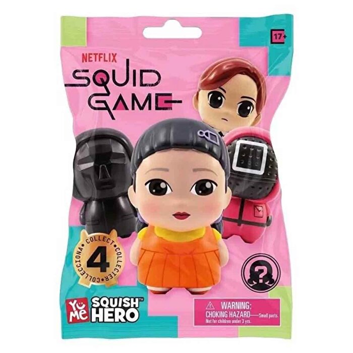 Squid Game Squish Hero Serisi Sürpriz Figür Paketi