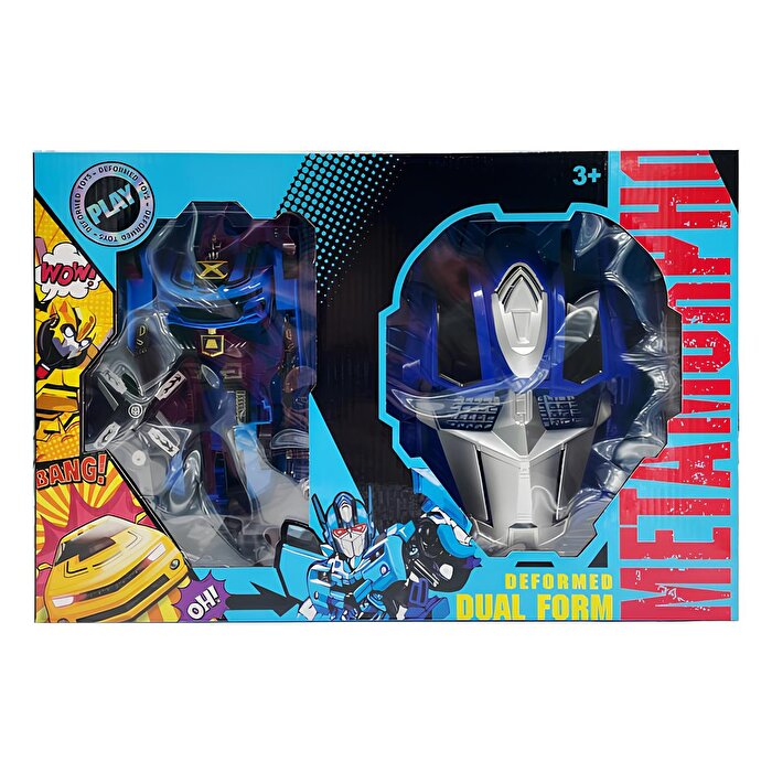 Maske ve Dönüştürülebilir Robot Mavi