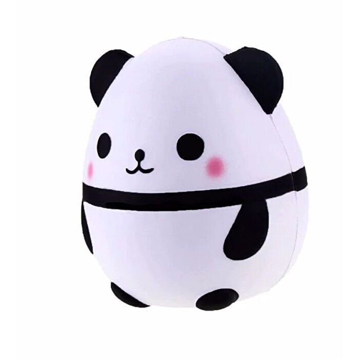 Büyük Squeeze Anahtarlık Yuvarlak Panda
