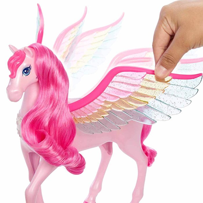 Barbie Sesli ve Işıklı Magic Pegasus ve Aksesuarları HLC40