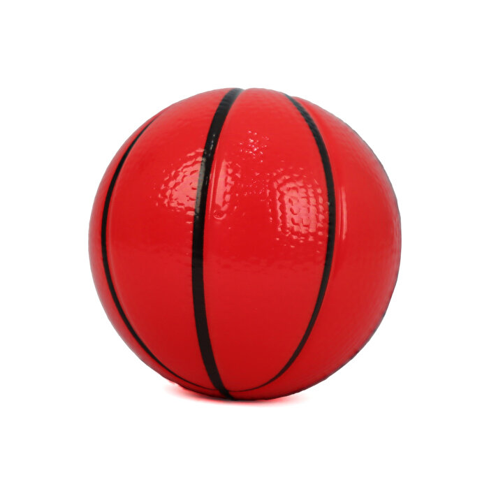 Kauçuk 9 Cm Top Kırmızı Basketbol