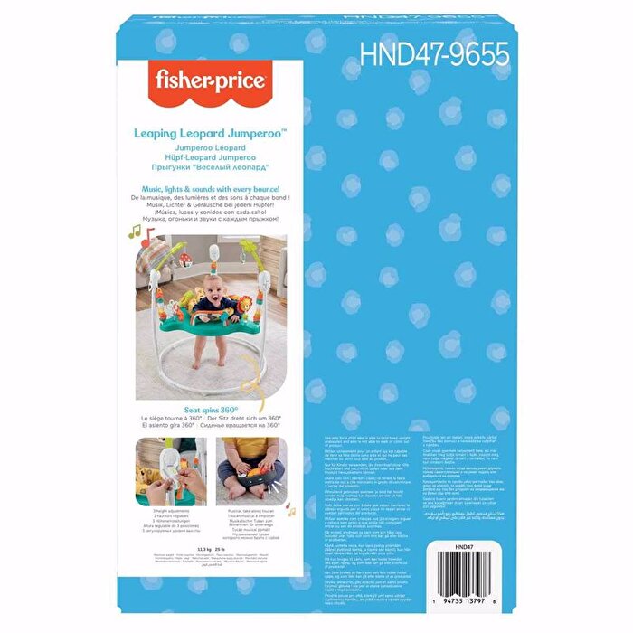 Fisher Price Sevimli Leopar Jumperoo Aktivite Merkezi HND47