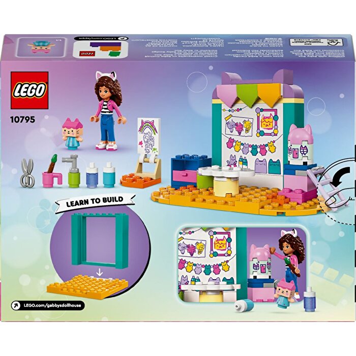 LEGO Gabby’s Dollhouse Karton Yavru Kedi ile El Sanatları 10795