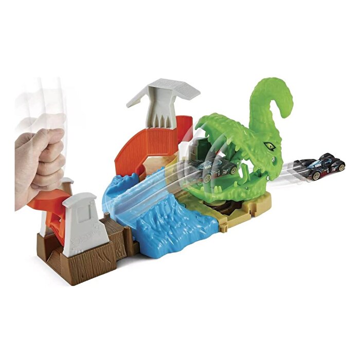 Hot Wheels Şehirde Yaratık Macerası Oyun Seti Serisi Toxic Gator GTT69
