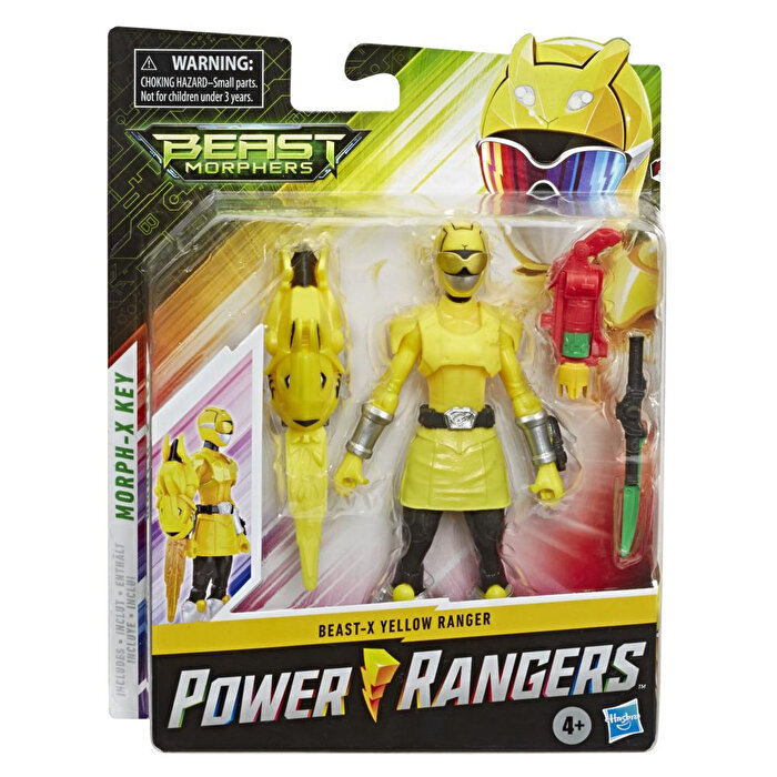 Power Rangers Beast Morphers Figür Sarı Ranger E8637