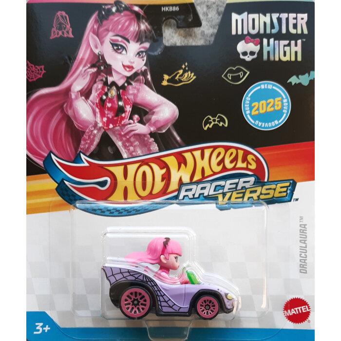 Hot Wheels RacerVerse Tekli Arabalar Draculaura JBK16