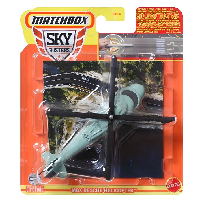 Matchbox Sky Busters Mbx Rescue Helicopter HVM50