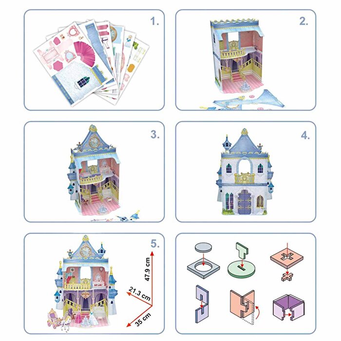 Cubic Fun 3D Puzzle Fairytale Castle 81 Parça