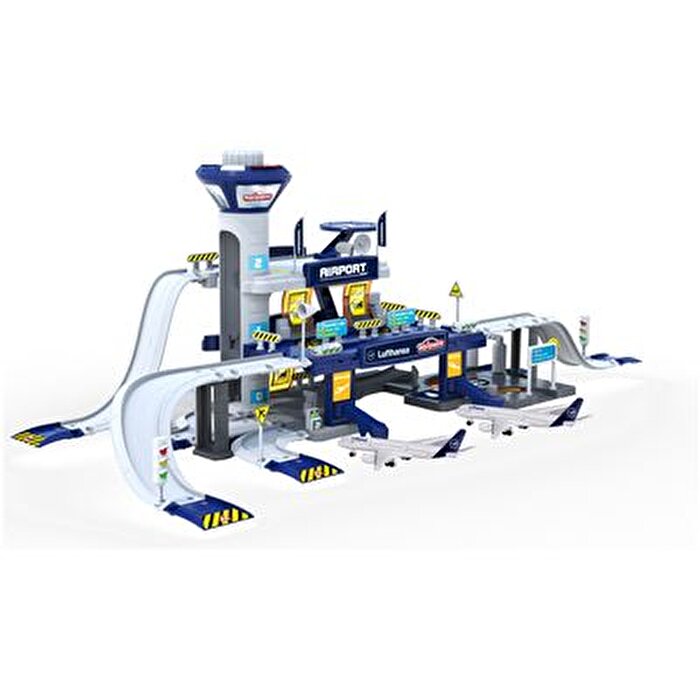 Majorette Creatix Lufthansa Airport Playset + 5 Araç