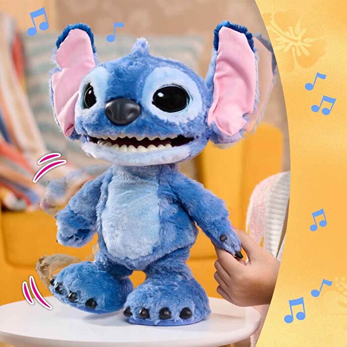 Sesli ve İnteraktif Disney Stitch Peluş 43 cm 12284