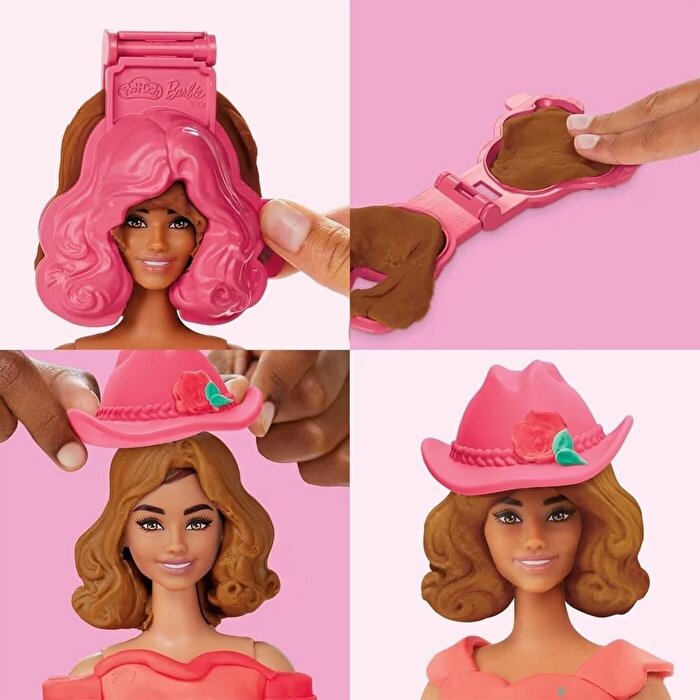 Play Doh Barbie Çiçekli ve Püsküllü Seti G1360