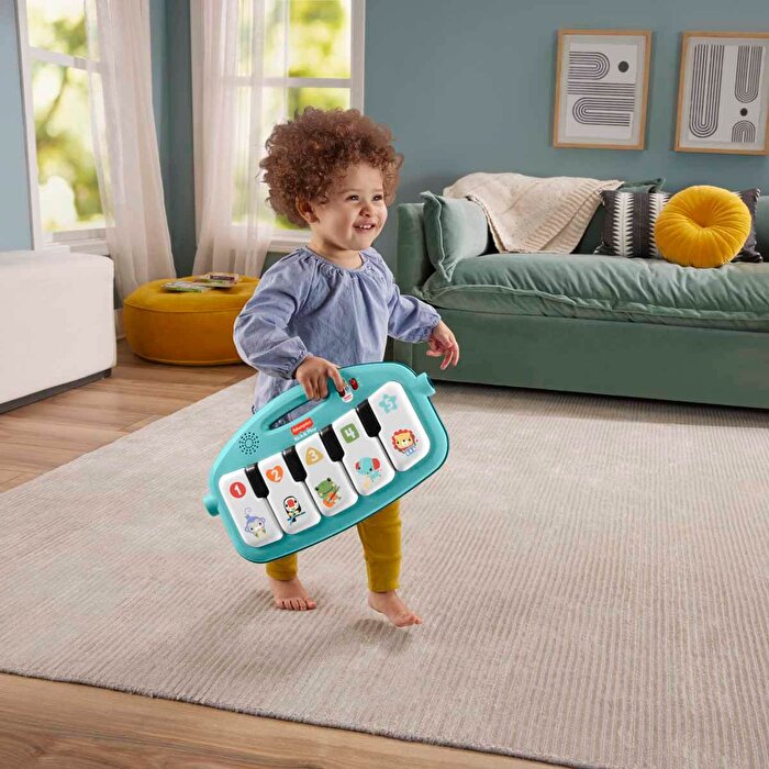 Fisher Price'tan Neşeli Hayvanlar Piyanolu Jimnastik Merkezi HWY49