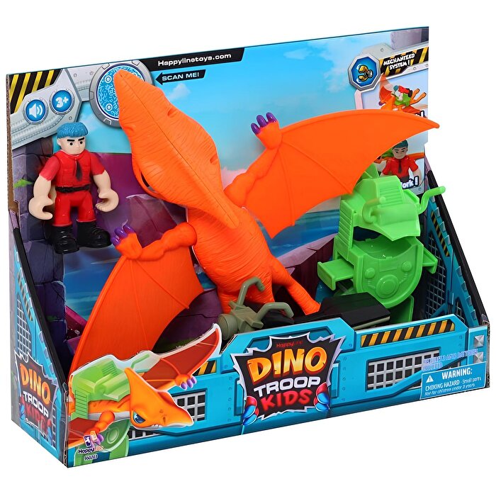 Dino Troop Kids Pterodactyl Sesli Oyun Seti