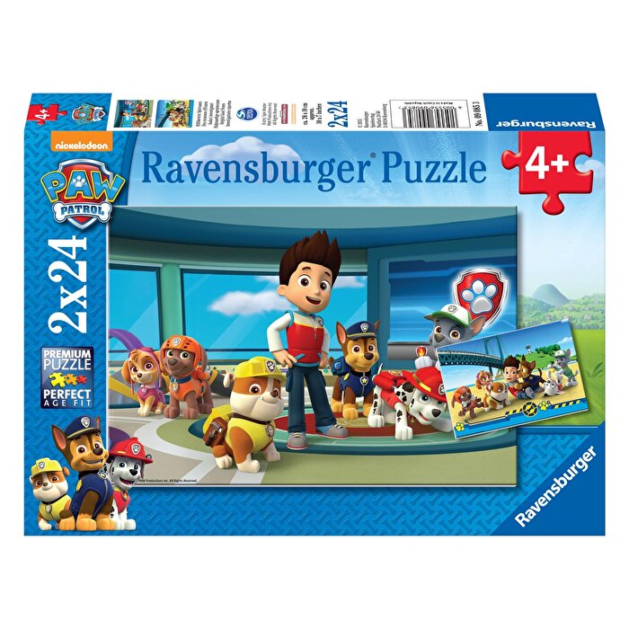 Ravensburger Paw Partol Dedektifler Puzzle 24x2 Parça