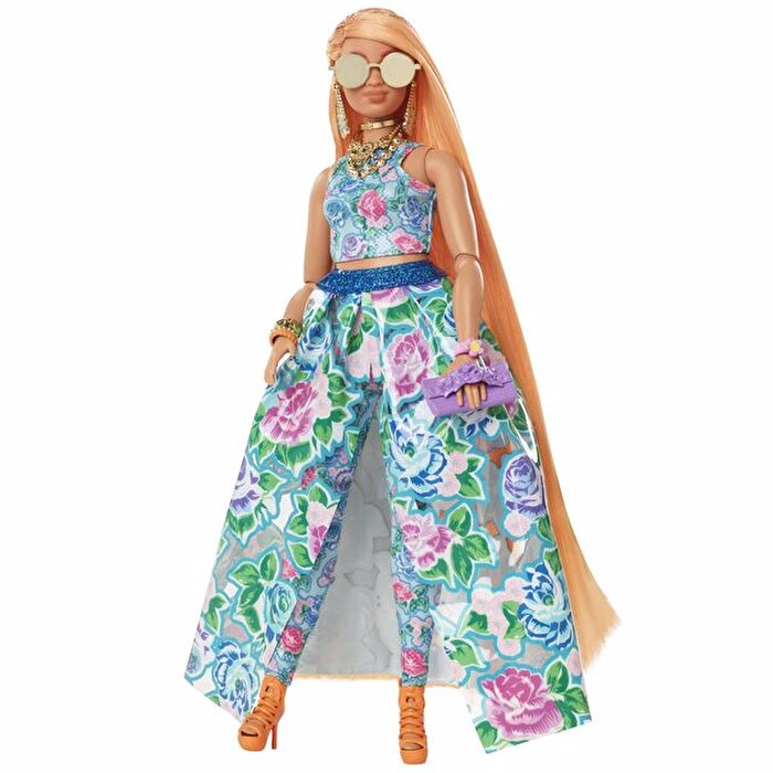 Barbie Extra Fancy Çiçekli Kostümlü Bebek HHN14