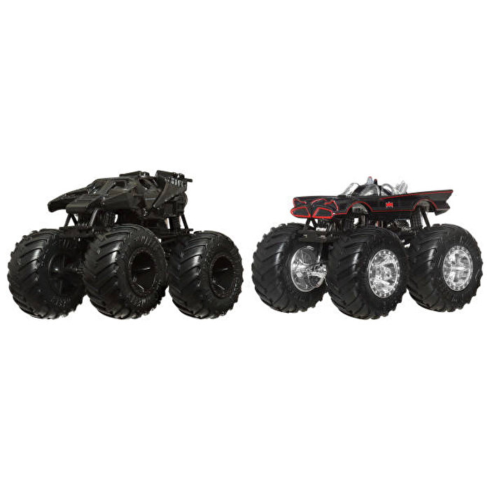 Hot Wheels Monster Trucks Güçlü İkili 1:64 Arabalar Batman & Batman Classıc Tv Series JCC80