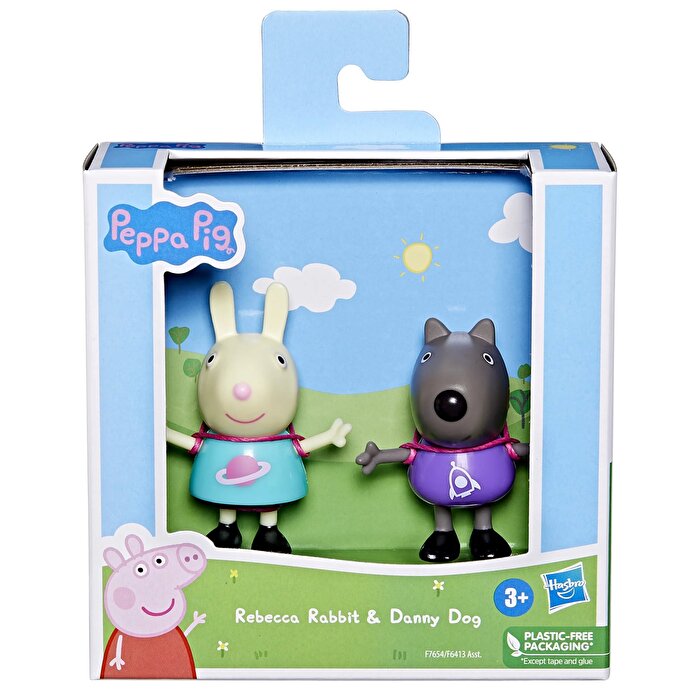 Peppa Pig Peppa'nın En İyi Arkadaşları Rebecca Rabbıt & Danny Dog F7654
