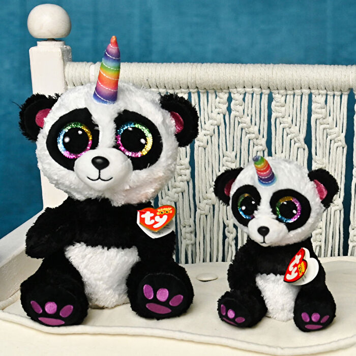 Ty Beanie Boos Paris Tek Boynuzlu Panda 24 cm.