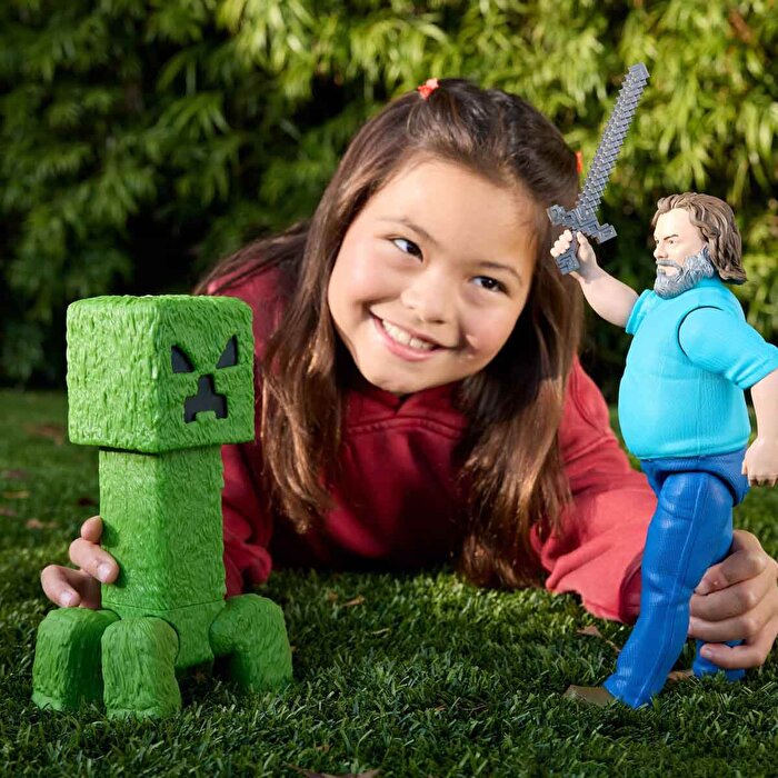 Minecraft Filmi Büyük Aksiyon Figürü Steve 30 Cm JGG67
