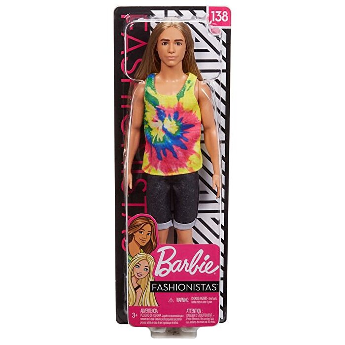 Barbie Yakışıklı Ken Bebekler Uzun Saçlı Ken GHW66