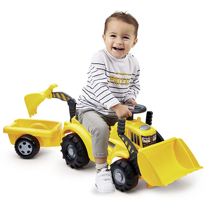 Ecoiffier Römorklu Sarı Traktör