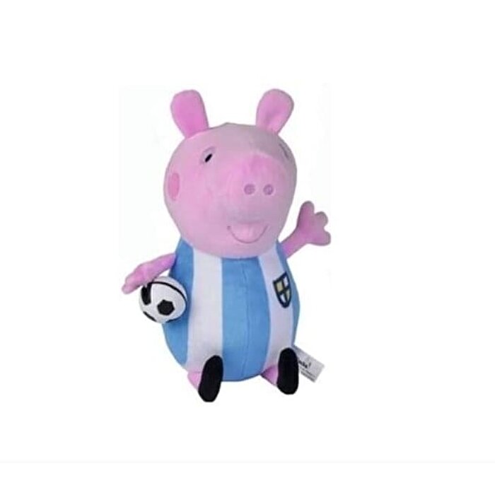 Peppa Pig Kostümlü Peluş Futbolcu Peppa