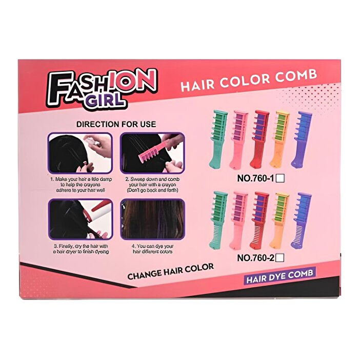 Mega 5 Renk Saç Boyama Seti