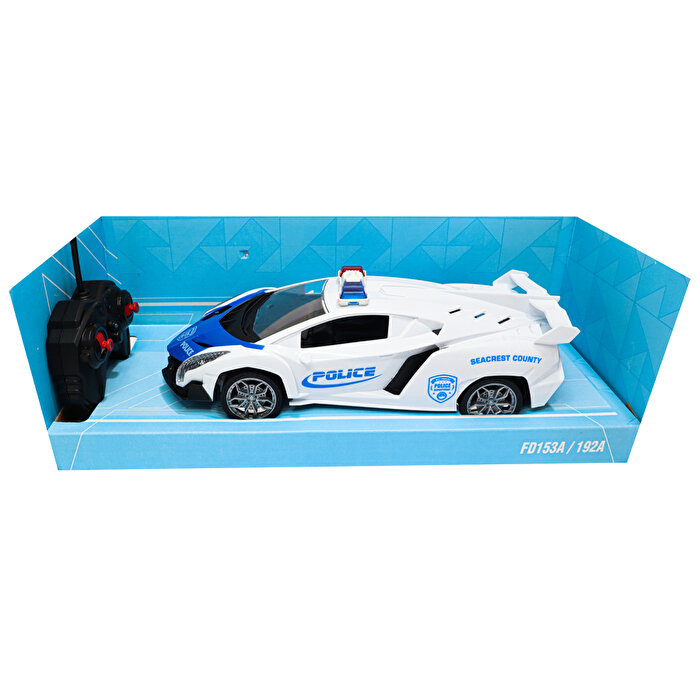 1:16 Ölçekli Uzaktan Kumandalı Şarjlı Polis Ferrari