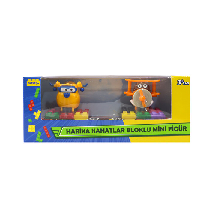 Harika Kanatlar Bloklu Mini Figür Albert ve Donnie 2'li Figür