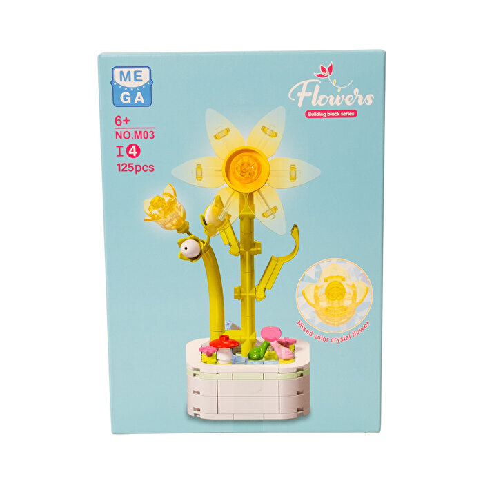 Mega Kri̇stal Çi̇çekler Yapı Blokları Nergis