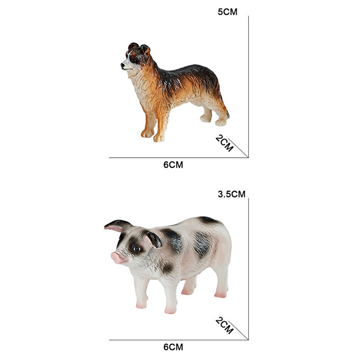 Tüpte Çiftlik Hayvanları Seti