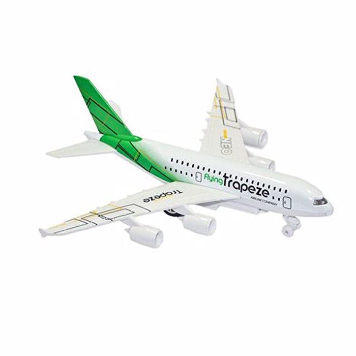 Die Cast Çek Bırak Uçak H180 Yeşil