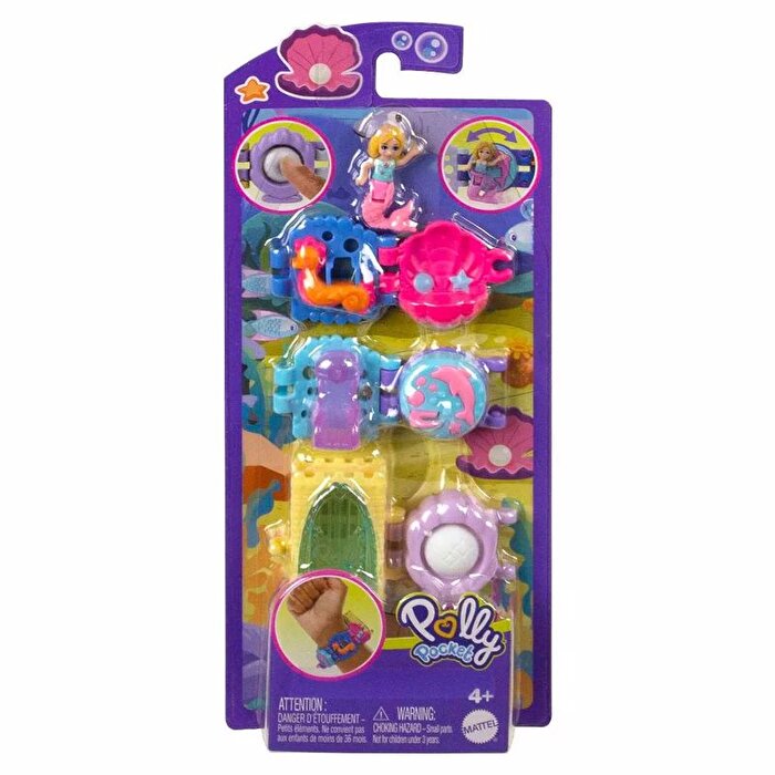 Polly Pocket Bileklik Olabilen Sevimli Oyun Setleri HKV70