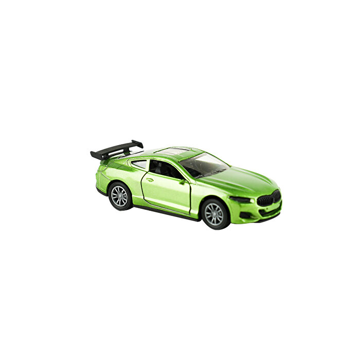 Die Cast 1:32 Sesli ve Işıklı Çek Bırak Yarış Arabası Yeşil