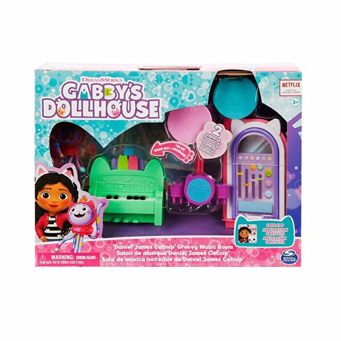 Gabby's Dollhouse Deluxe Oda Seti Groovy Music Room