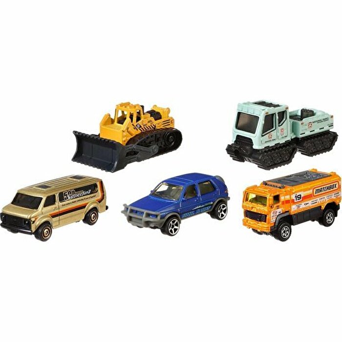 Matchbox Beşli Araba Seti Service Squad GBJ71