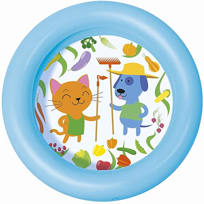 Yuvarlak Bebek Havuzu Mavi