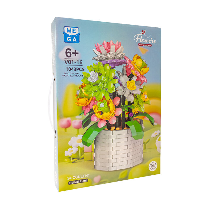 Mega Blok Çiçek Sukulent 1043 Parça