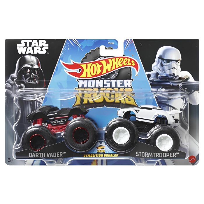 Hot Wheels Monster Trucks Güçlü İkili 1:64 Arabalar Star Wars Stormtrooper HWN68