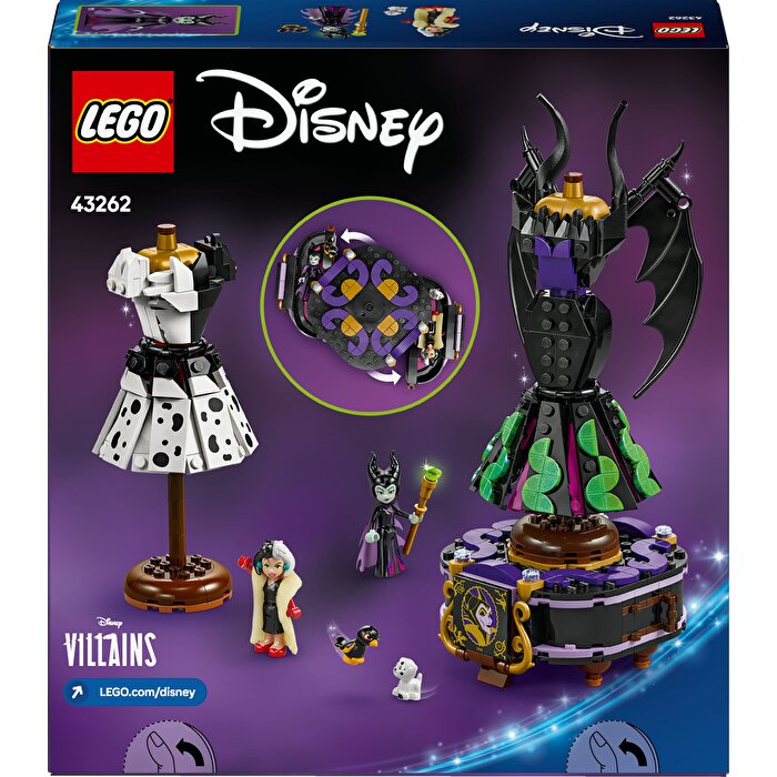 LEGO Malefiz'in ve Cruella De Vil'in Elbiseleri 43262