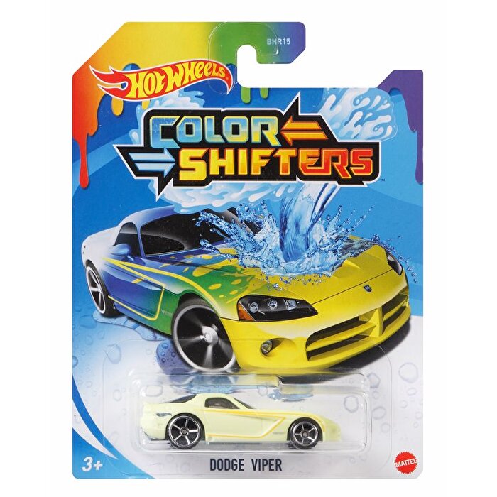Hot Wheels 1:64 Renk Değiştiren Arabalar Dodge Viper BHR37