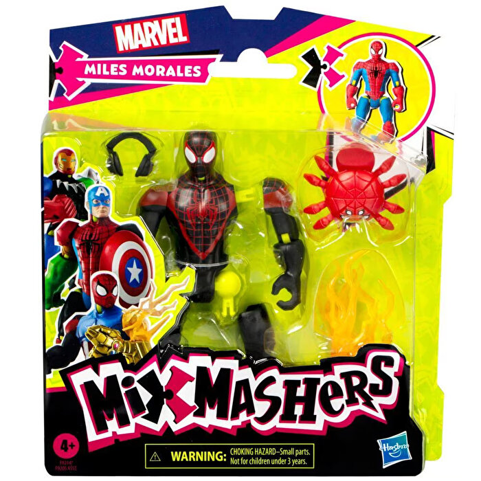 Marvel MixMashers Karıştır ve Eşleştir Aksiyon Figürü Miles Morales F9205