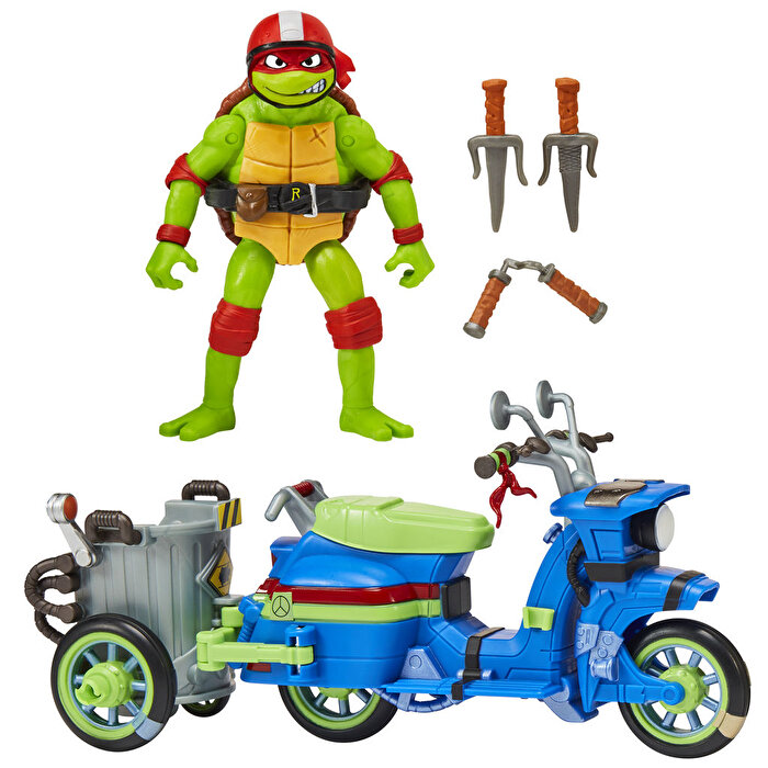 TMNT Araçlar ve Figürler Battle Cycle With Raphael 83430